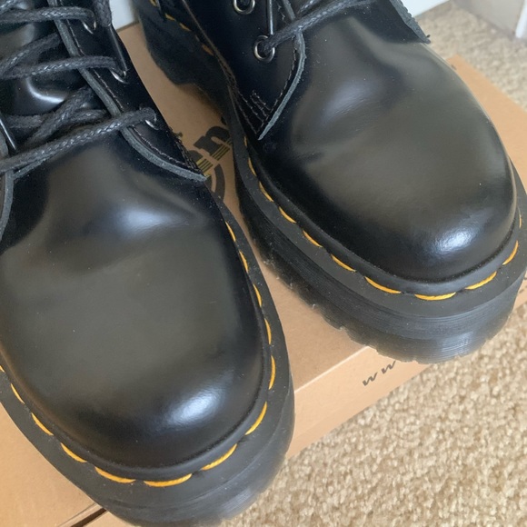 dr martens- jadon platform authentic leather boots - Picture 8 of 15